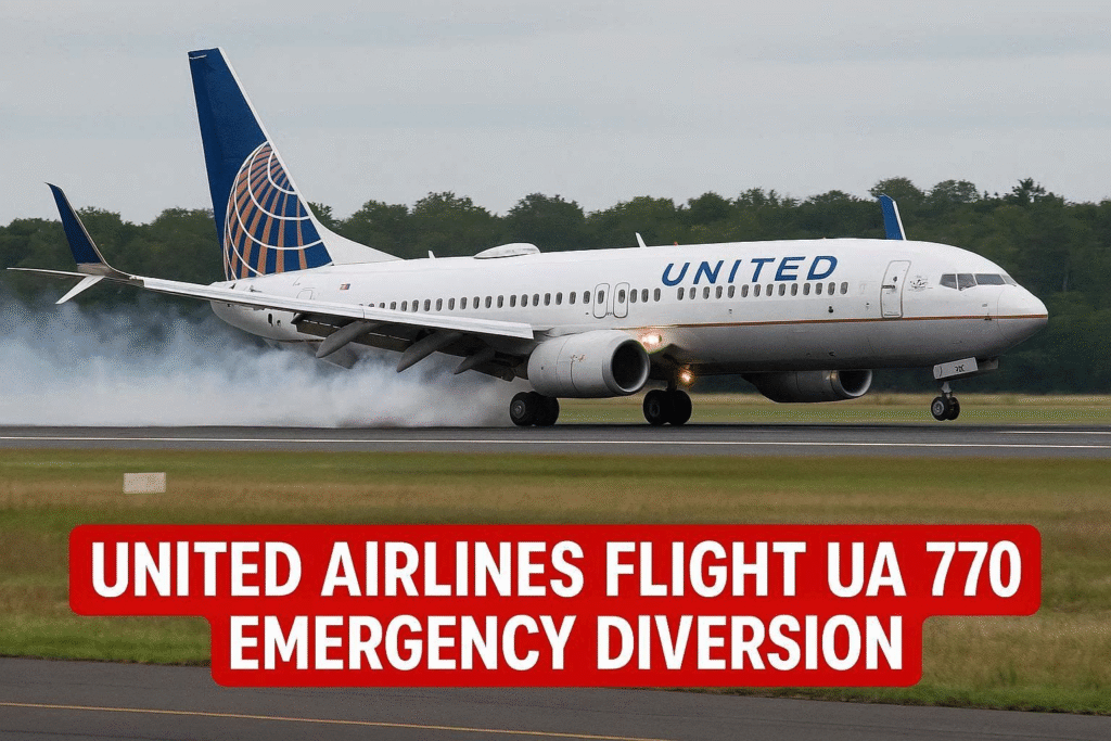 United Airlines Flight UA770 Emergency Diversion
