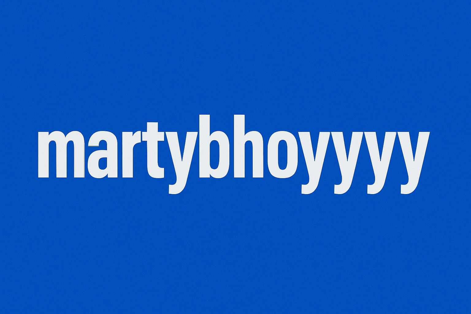 Martybhoyyyy