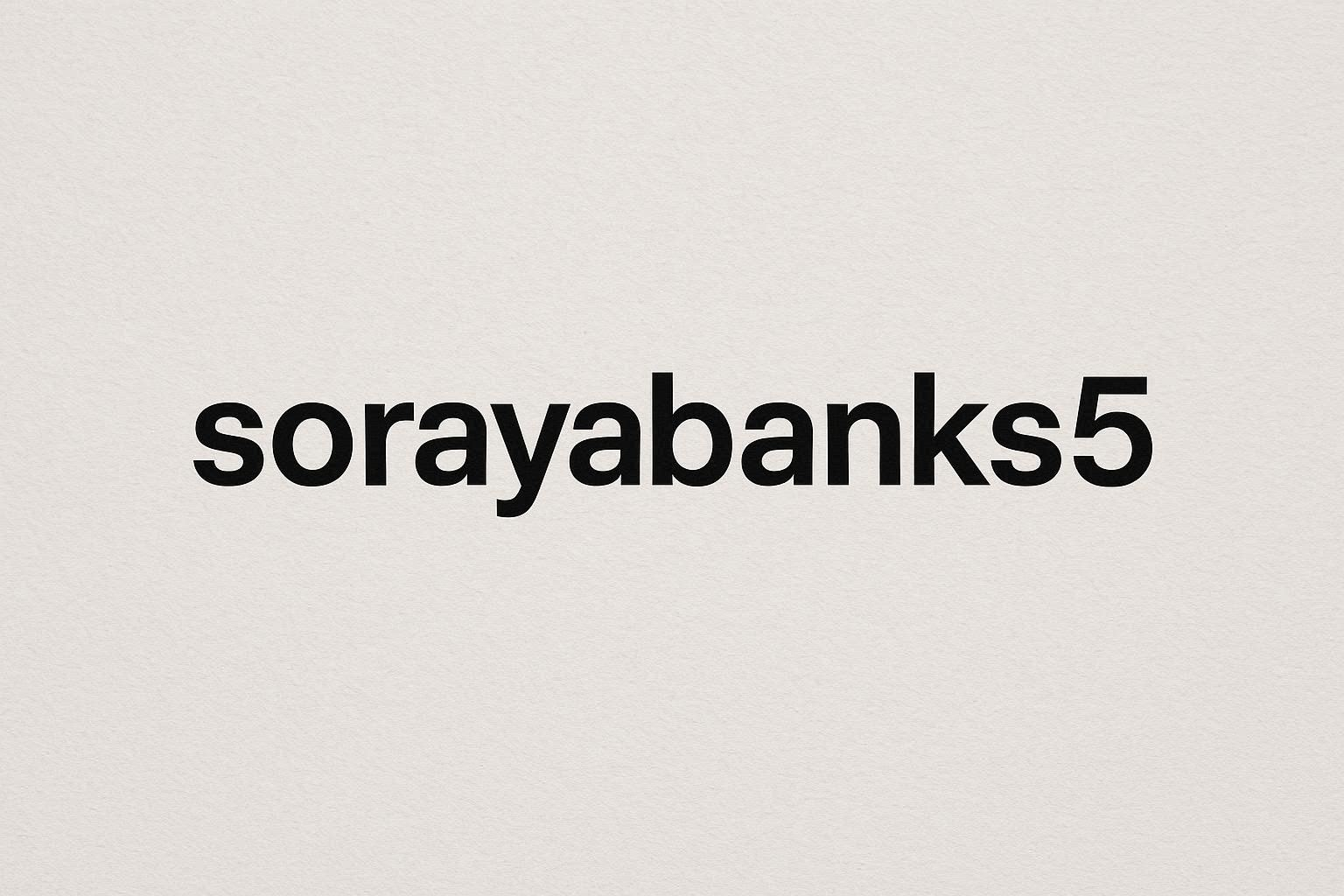 sorayabanks5