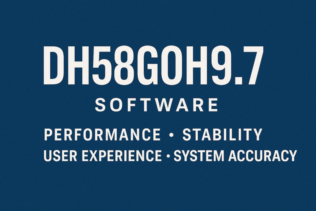 DH58GOH9.7 software