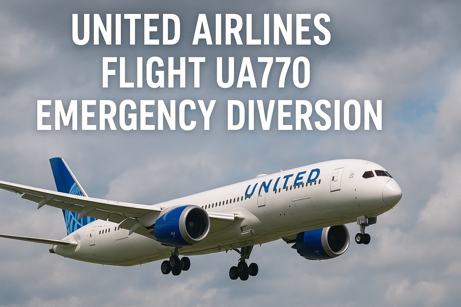 united airlines flight ua770 emergency diversion