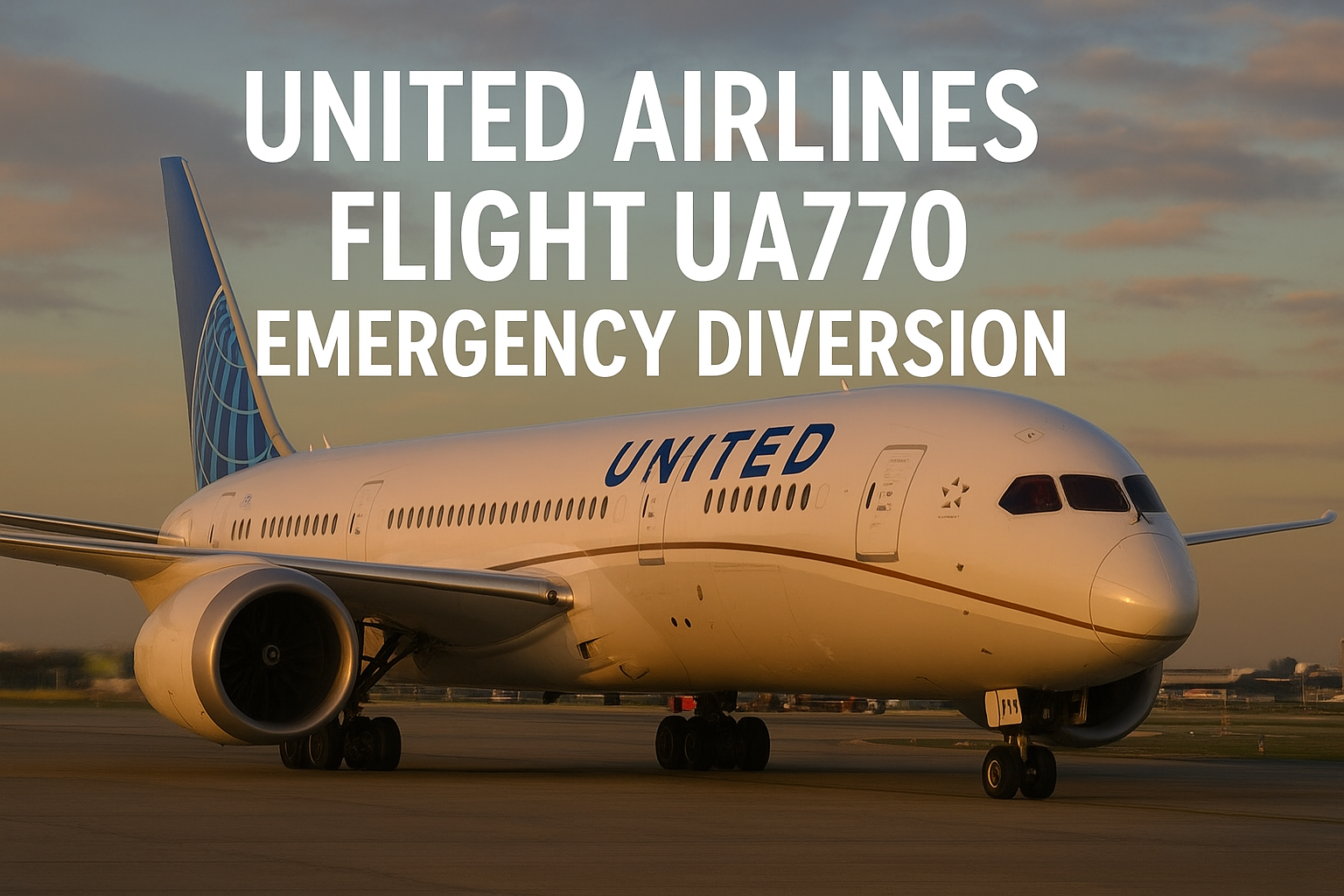 united airlines flight ua770 emergency diversion