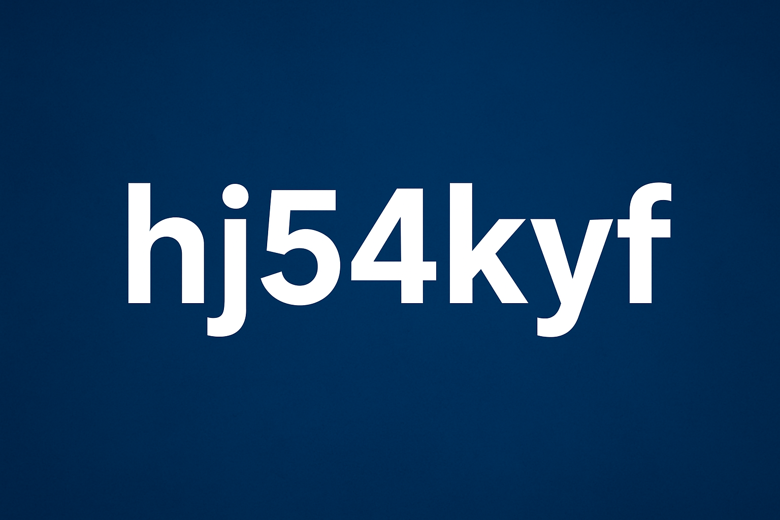hj54kyf