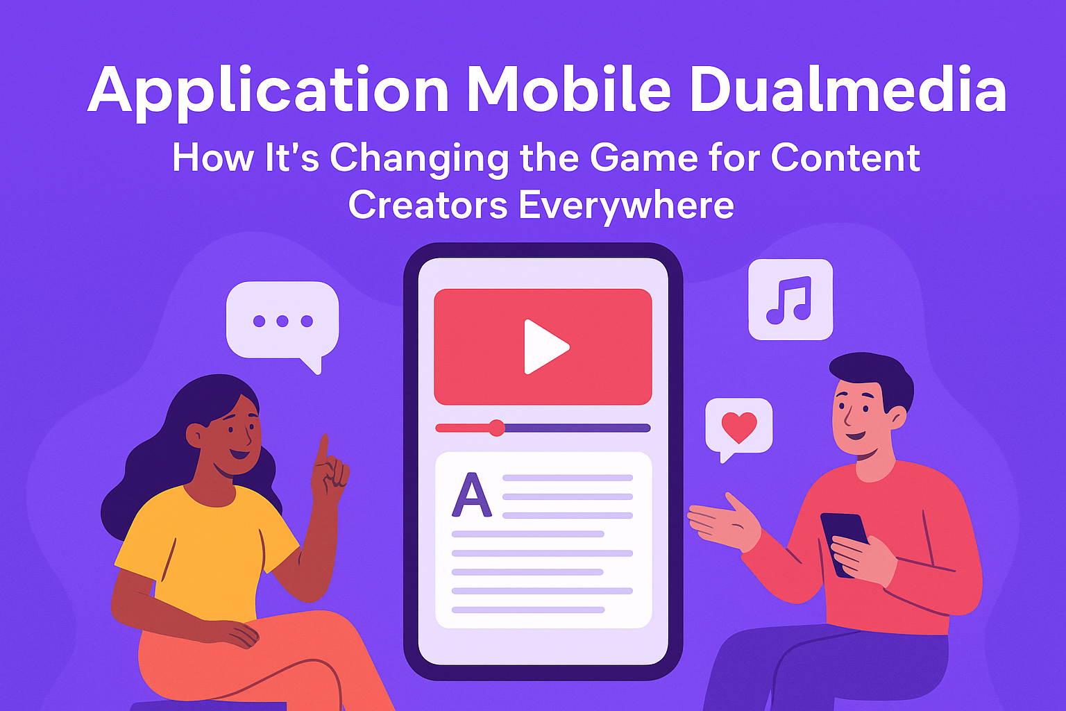 application mobile dualmedia