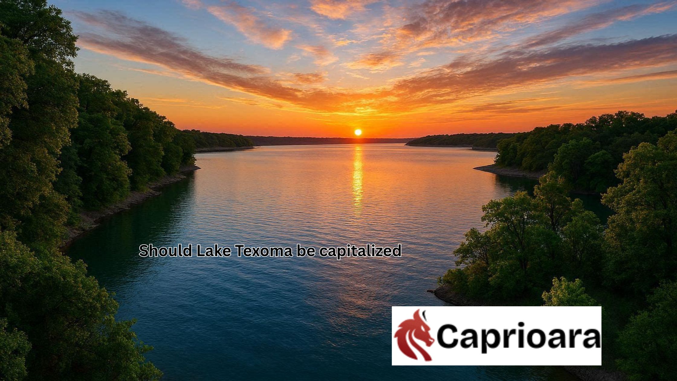 Should Lake Texoma be capitalized