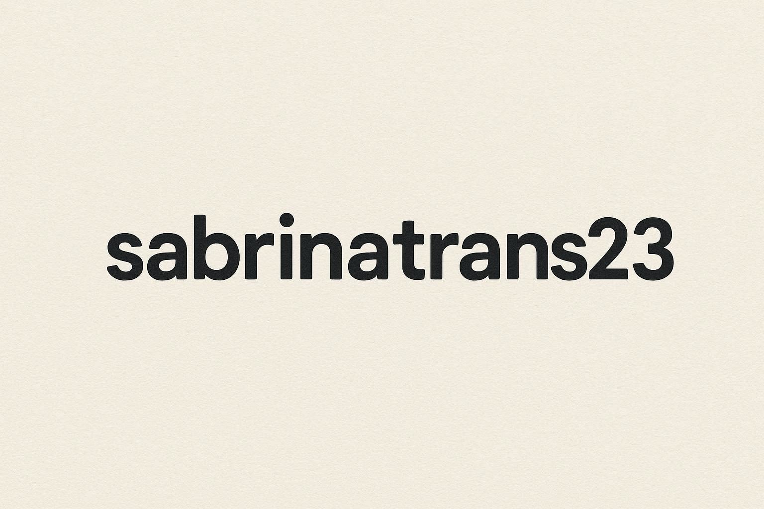 sabrinatrans23
